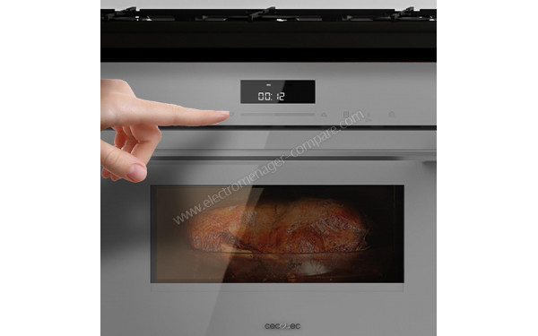 CECOTEC Bolero Hexa MW703800 Glass Grey - Panneau de commandes