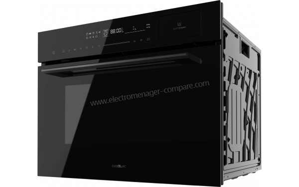 CECOTEC Bolero Hexa MWS704500 Glass Black - Vue 3/4 droite