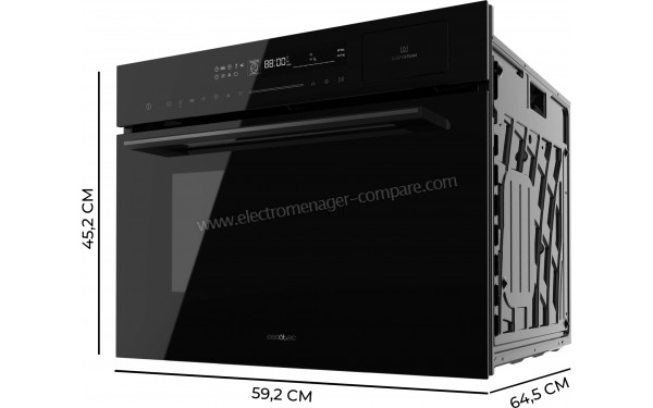 CECOTEC Bolero Hexa MWS704500 Glass Black - Mise en situation