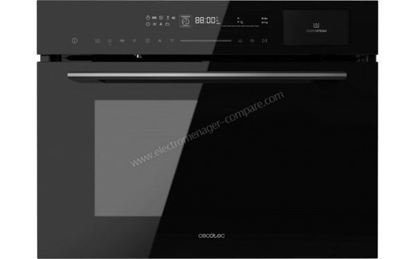 CECOTEC Bolero Hexa MWS704500 Glass Black - Vue de face