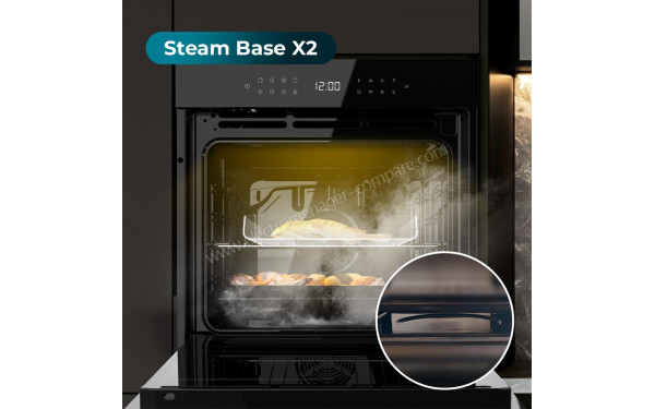 CECOTEC Bolero Hexa P506000 Glass Black A+ - Steam Base x2