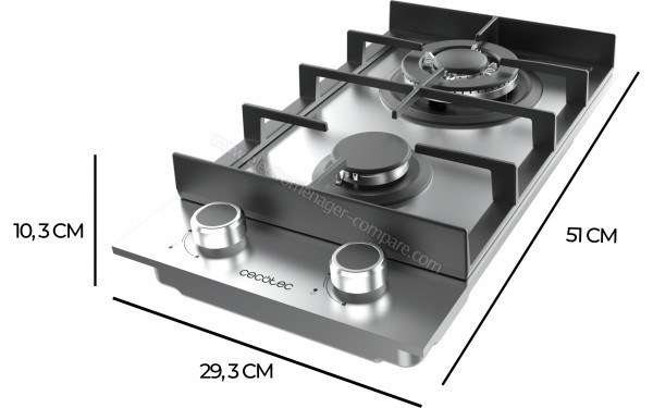 CECOTEC Bolero Squad G 2400F Inox - Dimensions