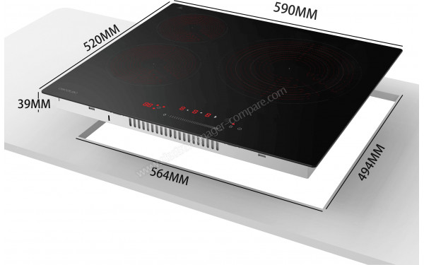 CECOTEC Bolero Squad V 3002 - Dimensions