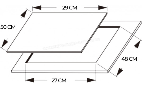CECOTEC Bolero Squad G 2200S Inox - Dimensions