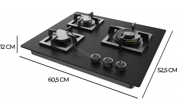 CECOTEC Bolero Squad G 3800S Eternal Nano Glass - Dimensions