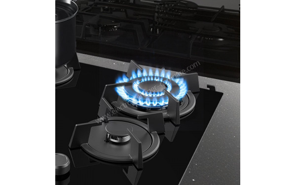 CECOTEC Bolero Squad G 4200S Glass Black - Zoom sur les foyers &agrave; gaz