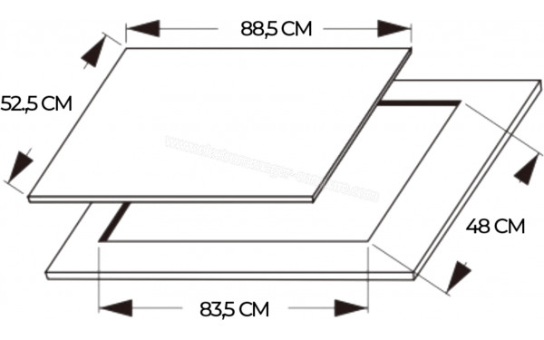 CECOTEC Bolero Squad G 5800S Eternal Nano Glass - Dimensions