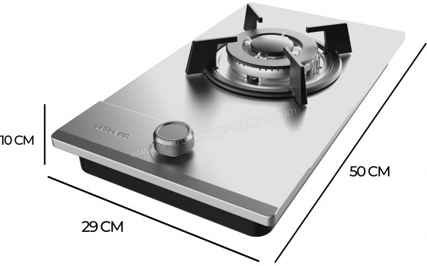 CECOTEC Bolero Squad GN 1200S Inox - Dimensions