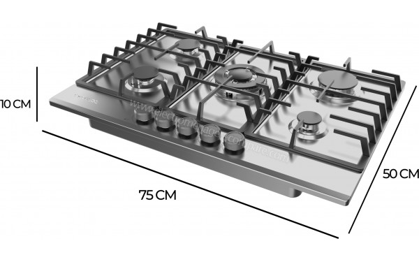 CECOTEC Bolero Squad GN 5200F Inox - Dimensions