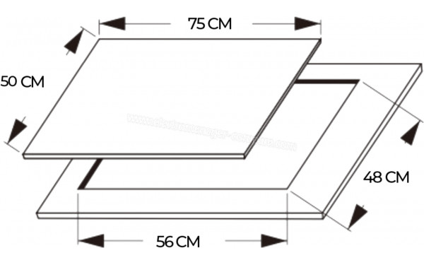 CECOTEC Bolero Squad GN 5200S Inox - Dimensions