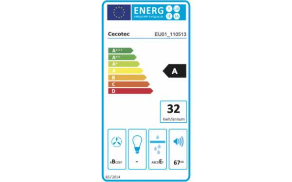 CECOTEC Bolero Squad IH 4200 FullFlex ShieldGlass - &Eacute;tiquette &eacute;nergie