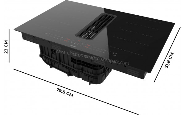 CECOTEC Bolero Squad IH 4800 TotalFlex80 - Dimensions