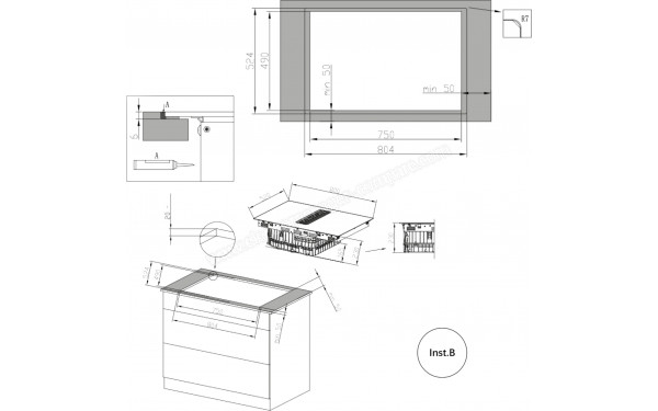 CECOTEC Bolero Squad IH 4800 TotalFlex80 - Dimensions