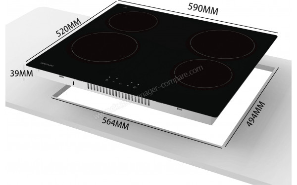 CECOTEC Bolero Squad V 4002 - Dimensions