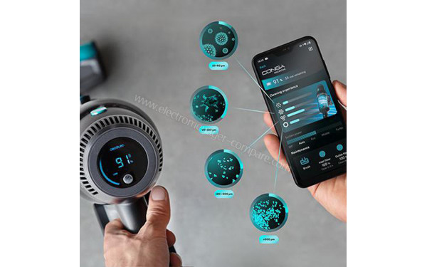 CECOTEC Conga RockStar 2000 Ultimate ErgoWet Connected - Application pour smartphones ou tablettes
