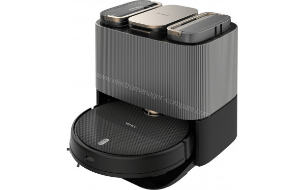 CECOTEC Conga 13090 Spin Revolution Home&Wash - Vue de 3/4 droite sur la base de chargement