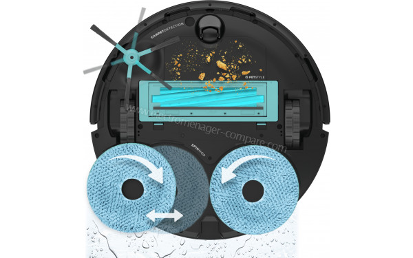 CECOTEC Conga 16090 AI SpinArm Home&Wash - Vue du dessous