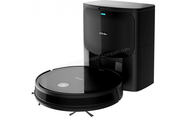 CECOTEC Conga 2499 Ultra Home Advanced - Vue sur base de chargement 3/4 droite