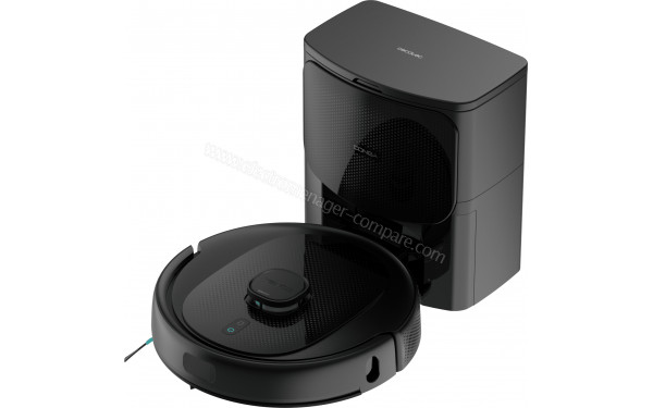 CECOTEC Conga 9590 Spin Revolution Ultra Power Home - Vue de 3/4 droite sur la base de chargement