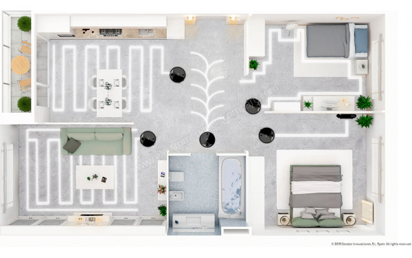 CECOTEC Conga 1890 - Plusieurs modes de nettoyage