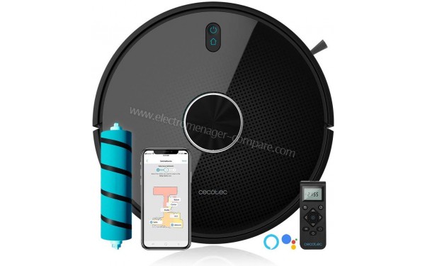 CECOTEC Conga 4090 - Vue du dessus avec accessoires