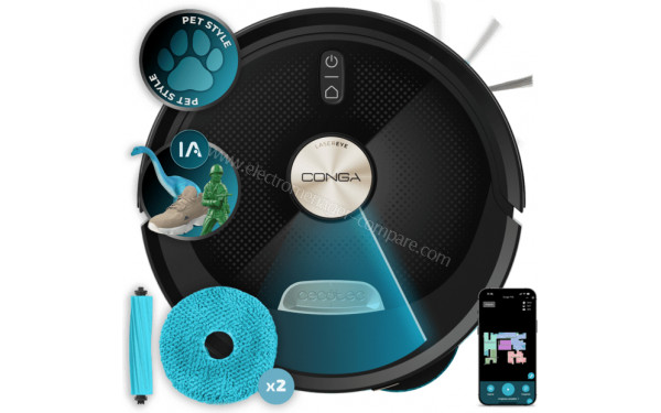 CECOTEC Conga M100 Spin AI - Vue d'ensemble