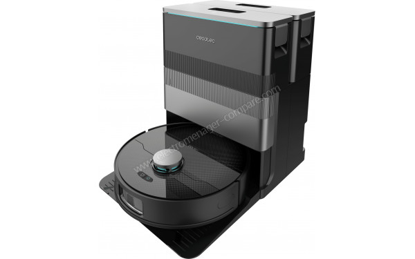 CECOTEC Conga X70 - Vue de 3/4 droite sur la station de chargement