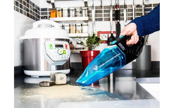 CECOTEC Conga ErgoExtreme 29.6 V - Vue 3/4 droite aspirateur &agrave; main