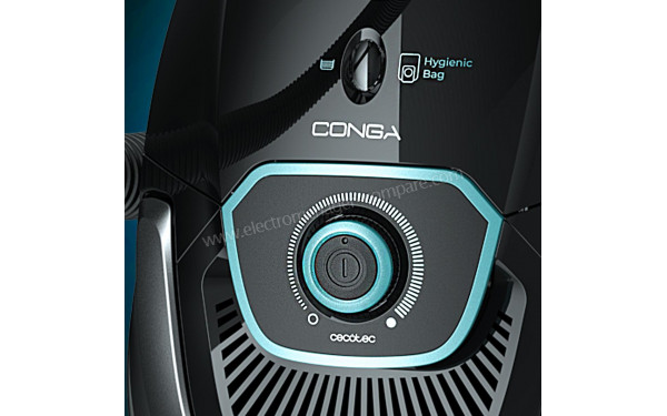 CECOTEC Conga Powerbag 2500 Compact Plus - Bouton de commandes