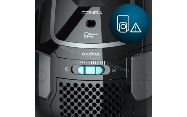 CECOTEC Conga Powerbag 4000 XL - Bouton de commandes