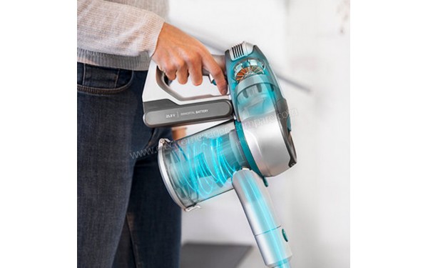 CECOTEC Conga Rockstar 300 X-Treme Ergowet - Vue 3/4 gauche aspirateur &agrave; main
