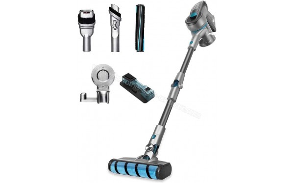 CECOTEC Conga Rockstar 300 X-Treme Ergowet - Vue 3/4 droite avec accessoires
