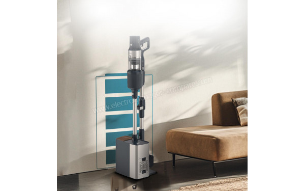 CECOTEC Conga Rockstar 5500 Hurricane Station Pet Flex - Vue sur base de chargement