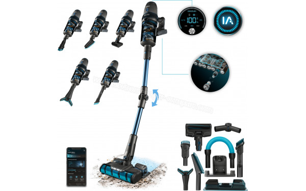 CECOTEC Conga Rockstar 11500 Odyssey ErgoWet Connected IA - Vue d'ensemble