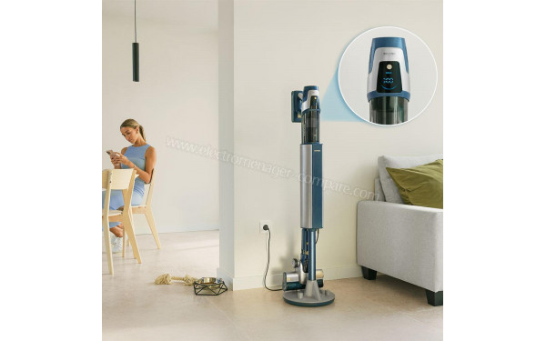 CECOTEC Conga Rockstar 11500 Odyssey Station Connected IA - Vue sur la station de chargement