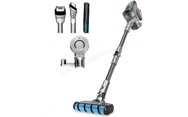 CECOTEC Conga RockStar 300 X-Treme ErgoFlex - Vue 3/4 droite avec accessoires