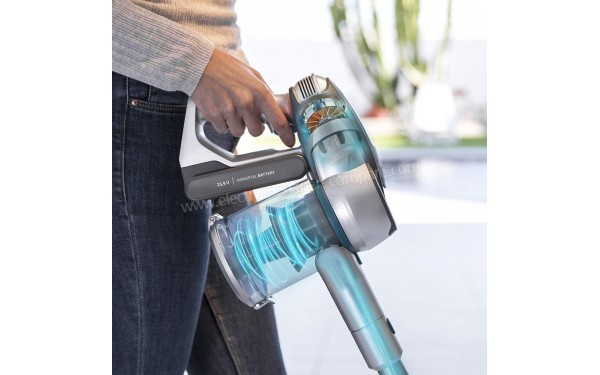 CECOTEC Conga RockStar 300 X-Treme ErgoFlex - Vue 3/4 gauche aspirateur &agrave; main