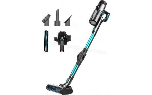 CECOTEC Conga RockStar 890 Advance ErgoFlex - Vue 3/4 droite avec accessoires