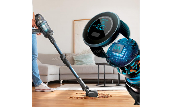 CECOTEC Conga Rockstar 9500 Connected Ergowet 3000 IA - Ecran digital