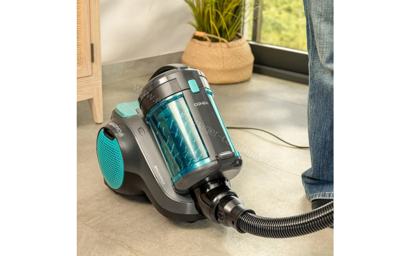 CECOTEC Conga Rockstar Cyclonic Powerbag - Vue 3/4 gauche