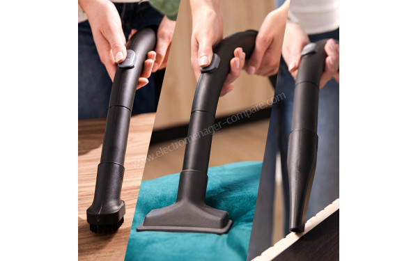 CECOTEC Conga Rockstar Multicyclonic XL - Vue des brosses et suceur