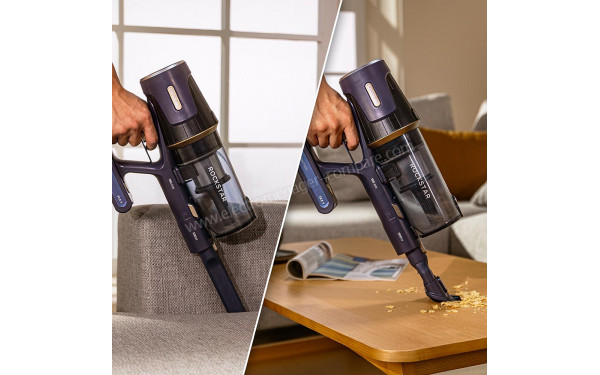 CECOTEC Conga Rockstar RS70 Pet Flex X-Treme - Aspirateur &agrave; main vue 3/4 gauche