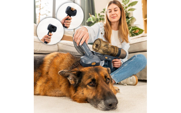 CECOTEC Conga Rockstar RS80 Pet Flex Detect - Brosse sp&eacute;ciale animaux