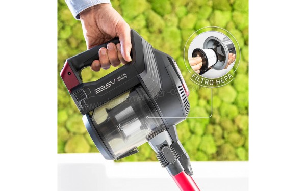 CECOTEC Conga ThunderBrush 820 Immortal Battery 29.6 V - Vue du filtre HEPA