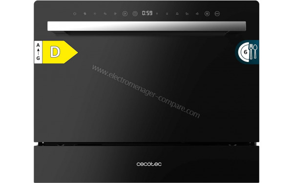 CECOTEC Bolero Aguazero 2400 Black Glass - Vue de face