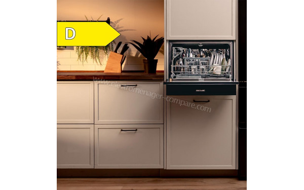 CECOTEC Bolero Aguazero 2500 S-BI Black Glass - Appareil encastr&eacute; vue de l'int&eacute;rieur