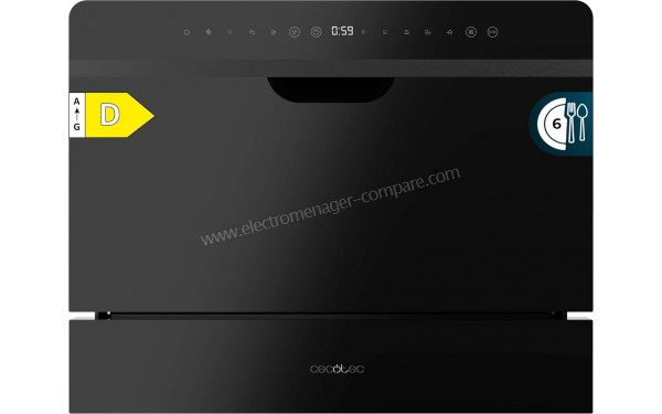 CECOTEC Bolero Aguazero 2500 S-BI Black Glass - Vue de face