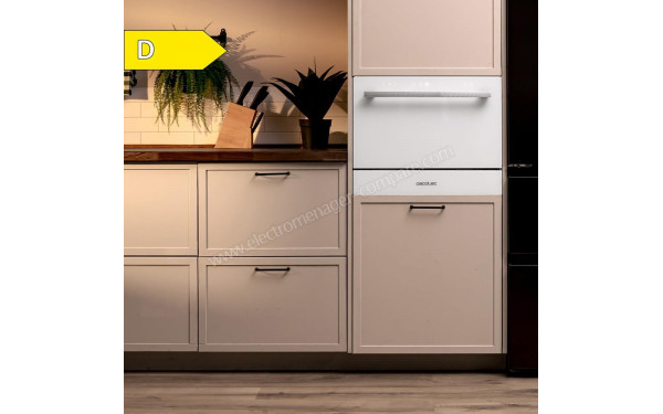 CECOTEC Bolero Aguazero 2400 White Glass - Appareil encastr&eacute; vue de face