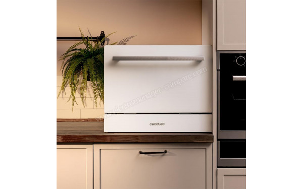 CECOTEC Bolero Aguazero 2400 White Glass - Appareil encastr&eacute; vue de face