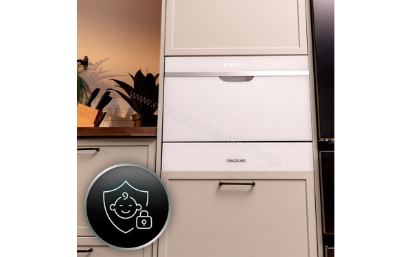 CECOTEC Bolero Aguazero 2500 S-BI White Glass - Mise en situation